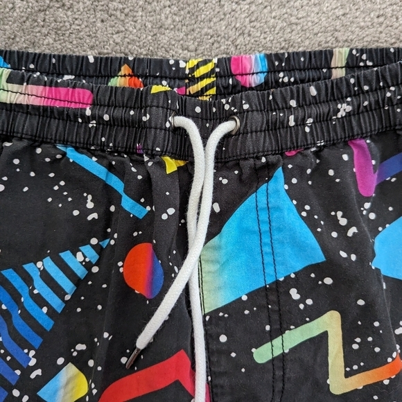 ZOO York 80s 3d print retro vibes swim trunks size Large - Picture 4 of 7